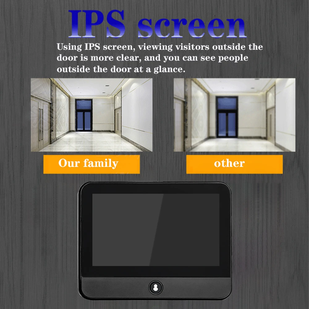 Дверной Видеозвонок Smart Tuya, 2 МП, 2,4 ГГц, Wi-Fi, 5000 мАч