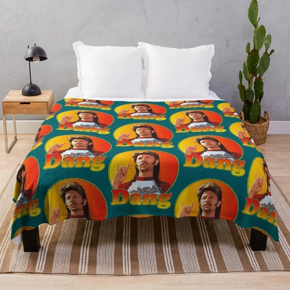 

Joe Dirt - Dang 90s Styled Design Gift for Fans Throw Blanket Modern Design Soft Blanket for Home Decor