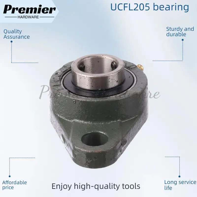 

Алмазный сферический подшипник UCFL 205, плоский фиксированный подшипник, детали сельскохозяйственной техники