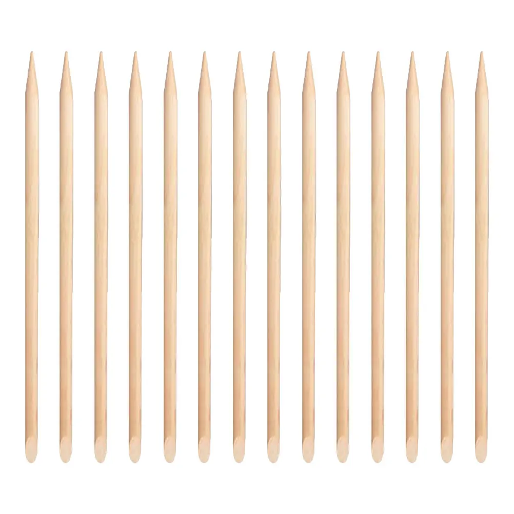100 Stücke Holz Nagel Sticks Nagelhautschieber Entferner Maniküre Pediküre Nagelreinigung Nagellack Stick Liefert Holzstab