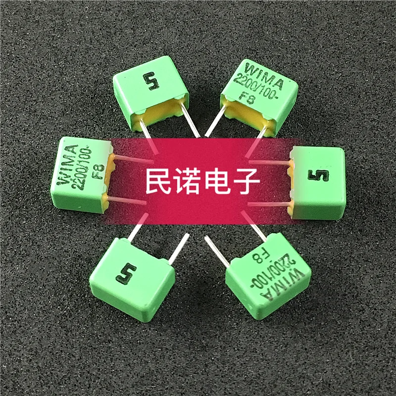 5/10/50pcs German WIMA Film Capacitor FKP2 100V 0.0022UF 100V 222 2200PF Pitch 5mm Audio passive capacitor