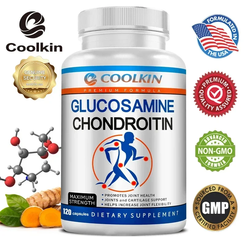 Glucosamine Chondroitin - Supports Joint Function - Relieves Occasional Discomfort in Back, Knees, Hands