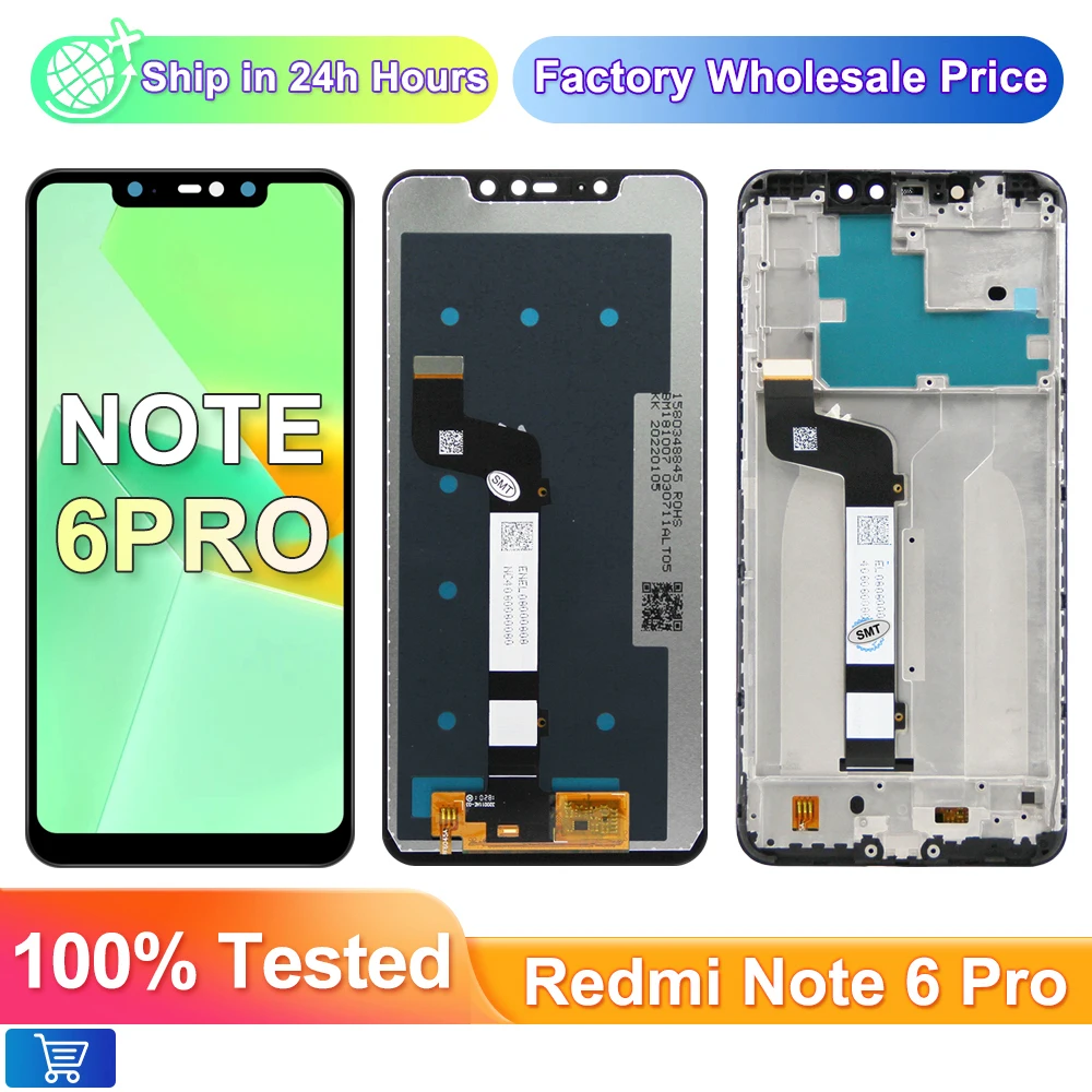 مراجعة تفصيلية لشاشة LCD لجهاز Xiaomi Redmi Note 6 Pro