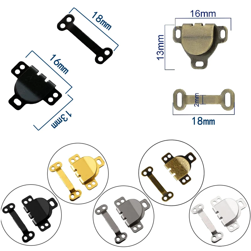 Botões de fixação para mulheres, fivela de calças, extensores de calças, casaco costurado, ganchos de vestuário, costura DIY, 50, 100 pares