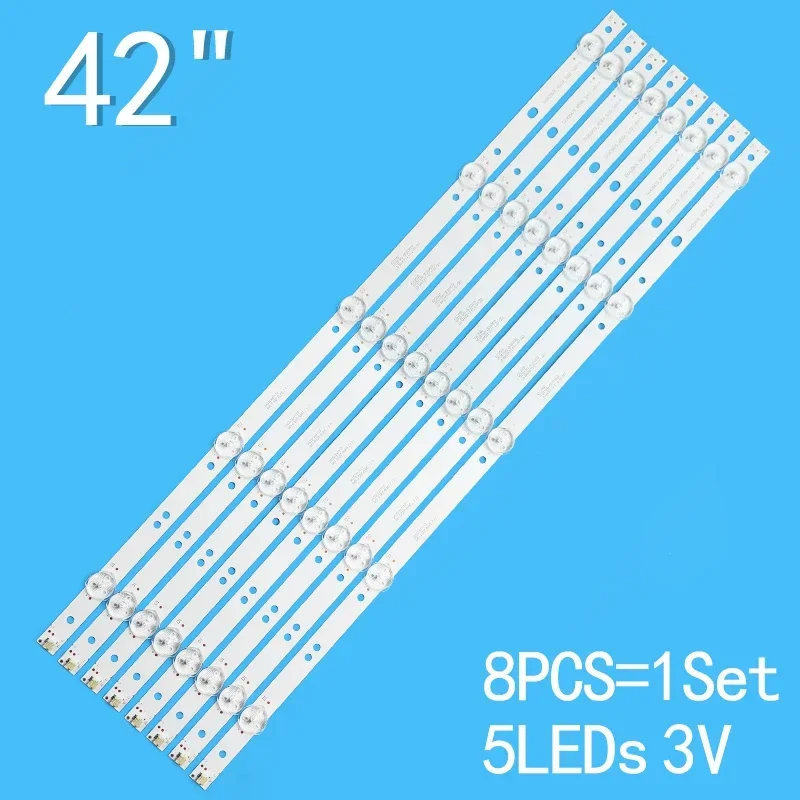 Tira de luces LED de iluminación trasera, accesorio para SVJ420A76_REV04_5LED_140114 LB-M420F13-E1-L-G1 -SE1 42C2000, 470MM, 5LED, novedad