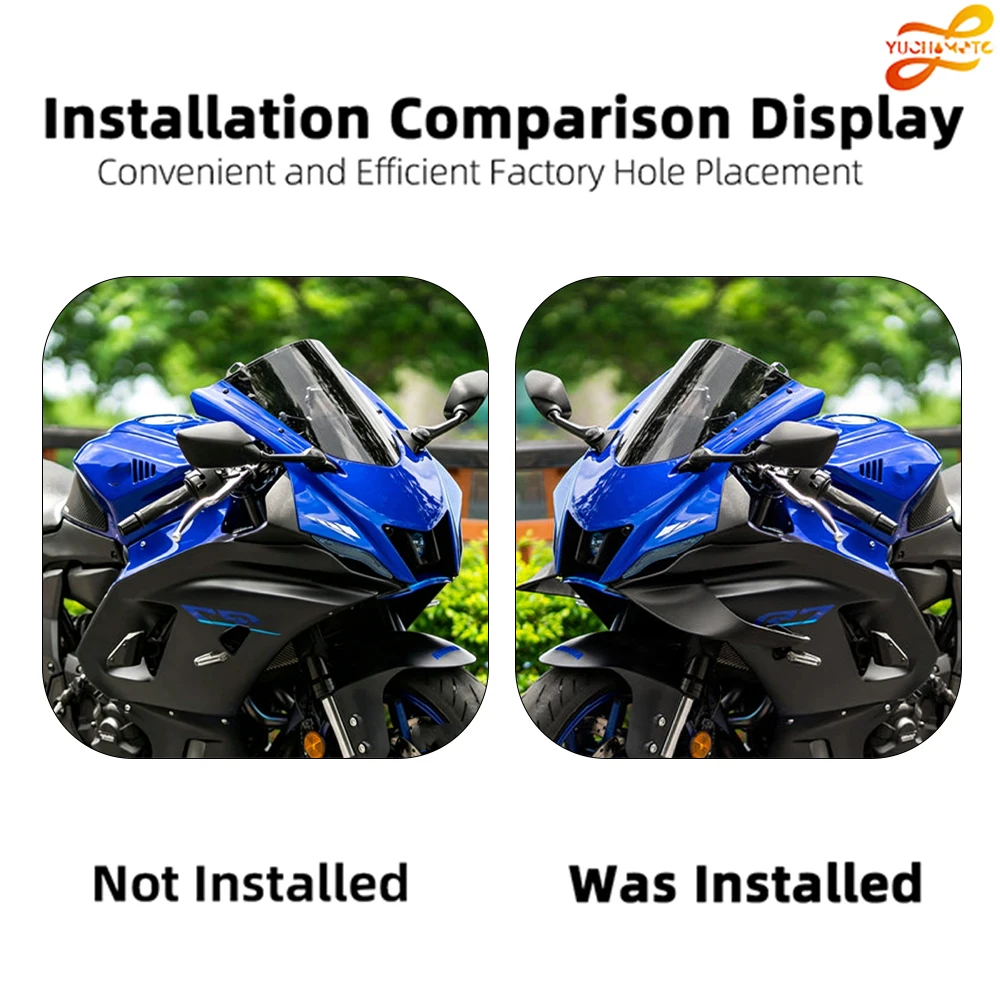 Air Deflector Kit For Yamaha YZF R7 YZFR7 2021-2023 Motorcycle Fixed Wing Cover Aerodynamic FrameWing Air Guide Spoiler Aileron