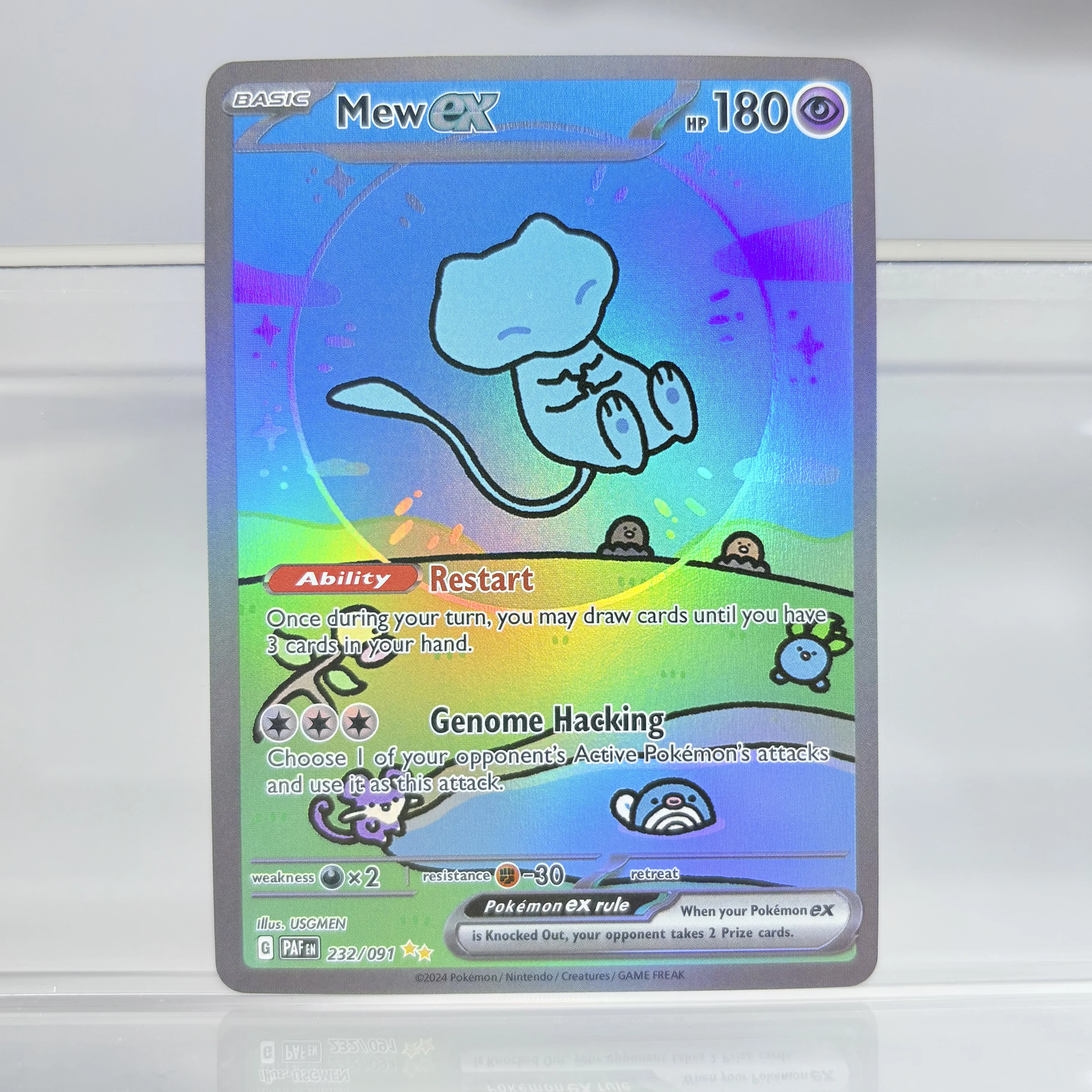 Holographic Game Trading Collection PTCG Proxy Cards Charizard Pikachu Mew EX Singl PKM Foil Cards PROXY Card