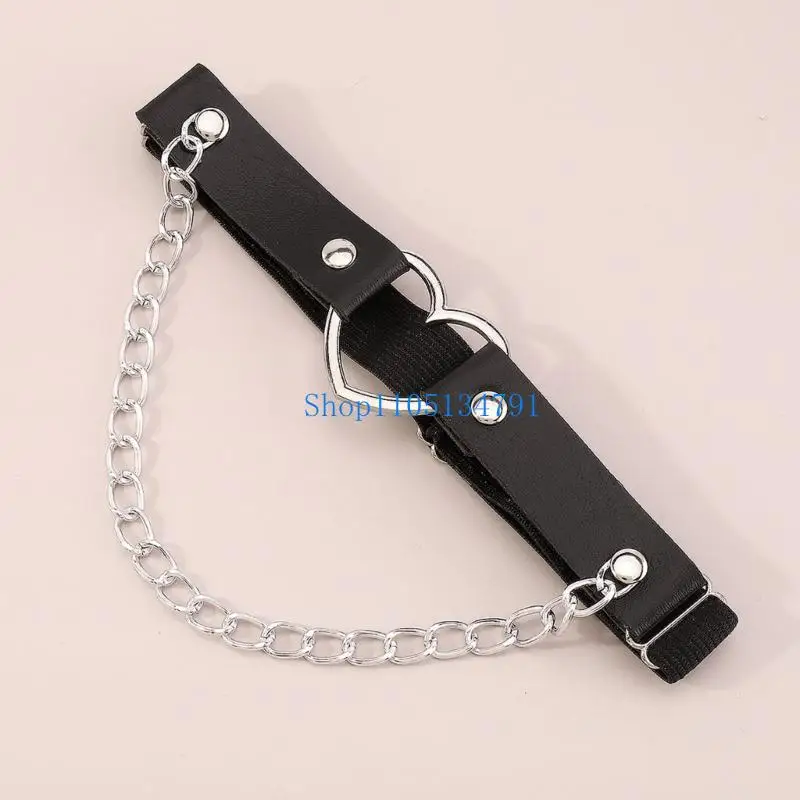 98 كيلومترات تصاميم القلب الشهير بتصميمات الساق مع حزام قابل للتعديل وسلسلة مهينة لملحقات التصوير الفوتوغرافي البارد في الشارع #4