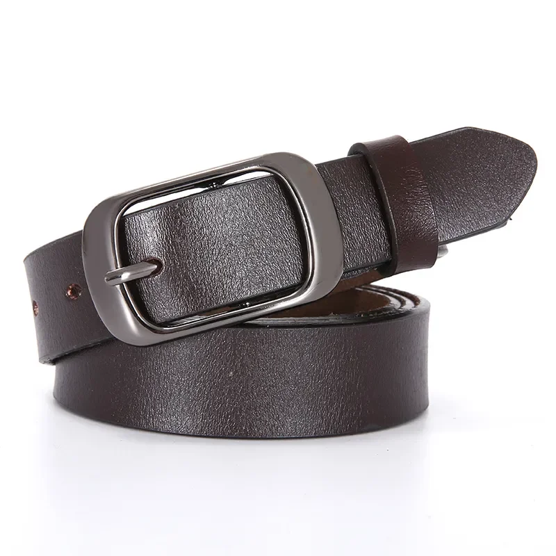 

New Luxury Genuine Leather Belt For Women Jean Strap Casual All Match Ladies Adjustable Belt Designer High Quality Brand Girdle