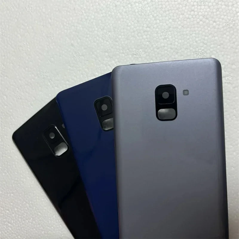 

Для Samsung Galaxy A8 A530 A530F A8 Plus A730 A730F 2018, задняя крышка, задний стеклянный корпус, чехол