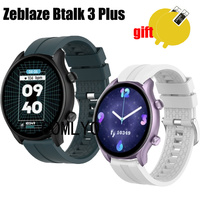 3in1 for Zeblaze Btalk 3 Plus Smart Watch Strap Band Belt Smartwatch Silicone Bracelet Screen Protector Film