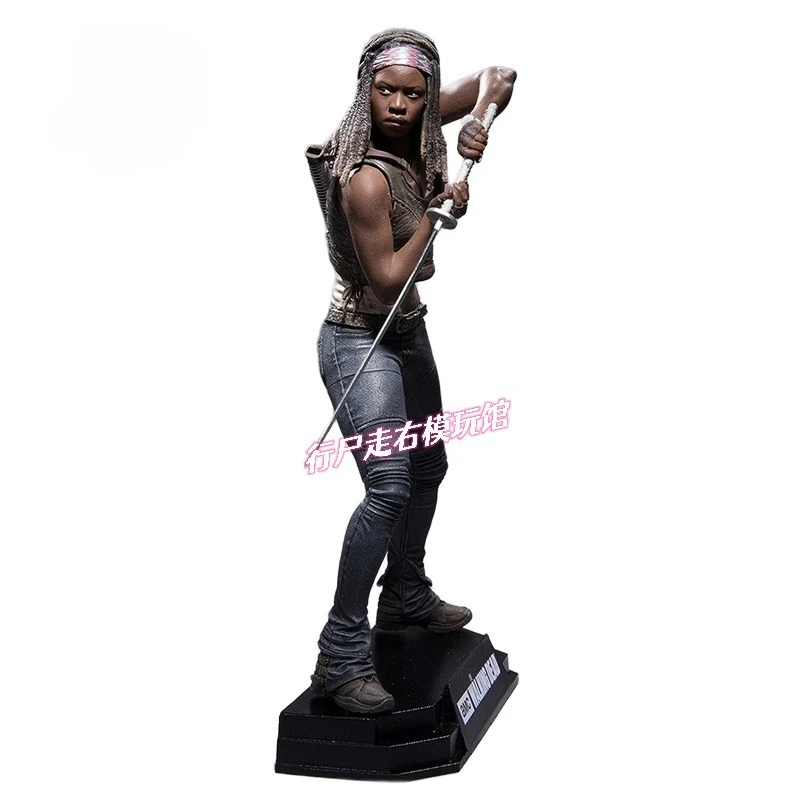film-walking-dead-michonne-rick-grimes-15-17cm-statue-de-cosplay-modele-d'action-en-pvc-jouet