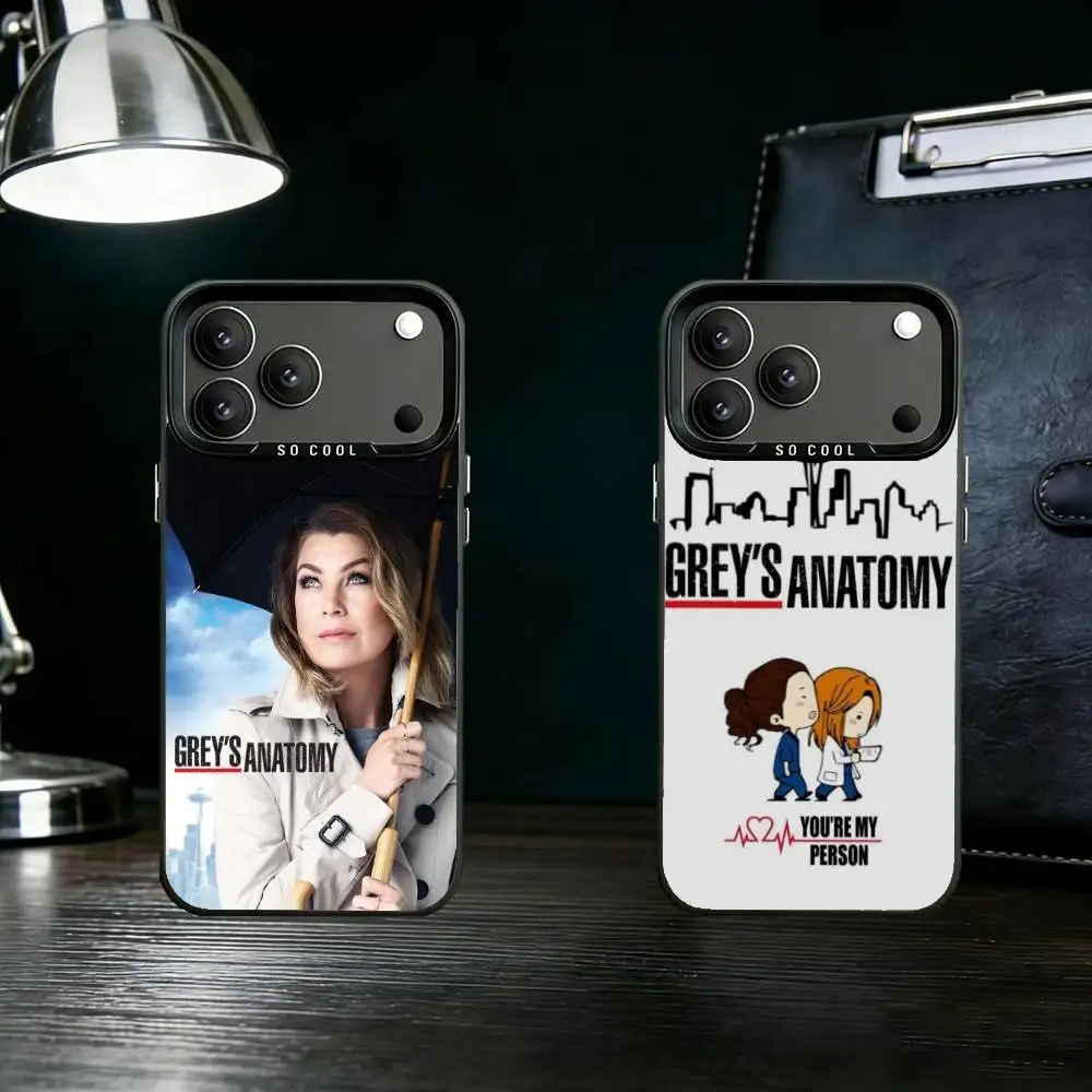 

TV Grey's Anatomy Phone Case Color Silver Shell For IPhone 17 16 15 14 13 12 11 Pro Max Plus