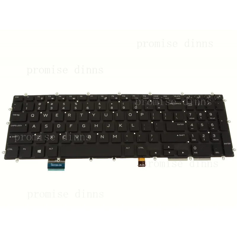 M  03D7NN FOR DELL Alienware m15 m17 Laptop Backlit Keyboard