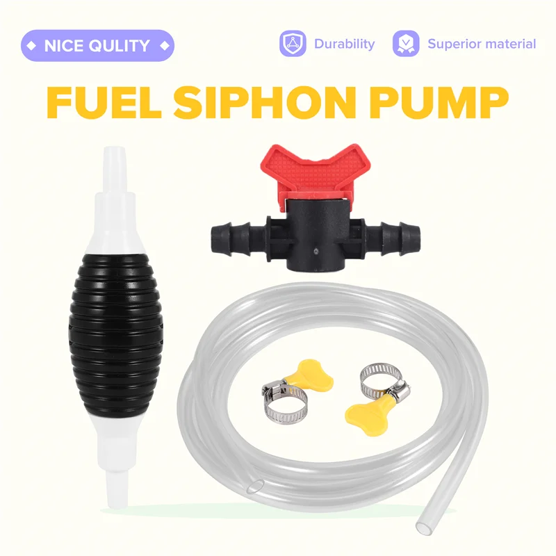 

Многофункциональный насос для жидкости, ручной насос для перекачки топлива, бензиновый сифонный шланг, портативный сифонный насос