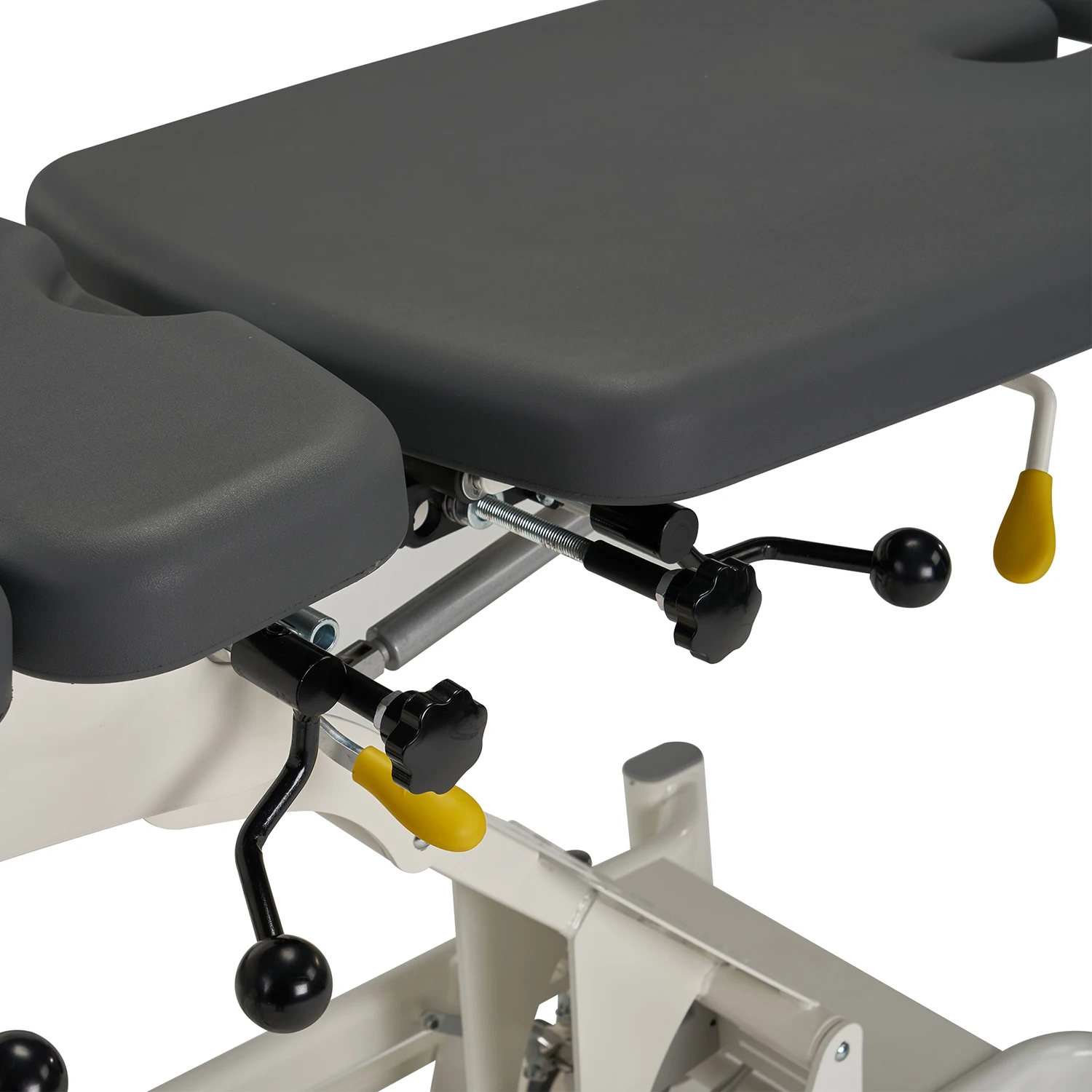 Mt Fairworth-381 Factory Custom Iron Black Electric Table Chiropractic Bed Chiropractic Decompress Traction Bed