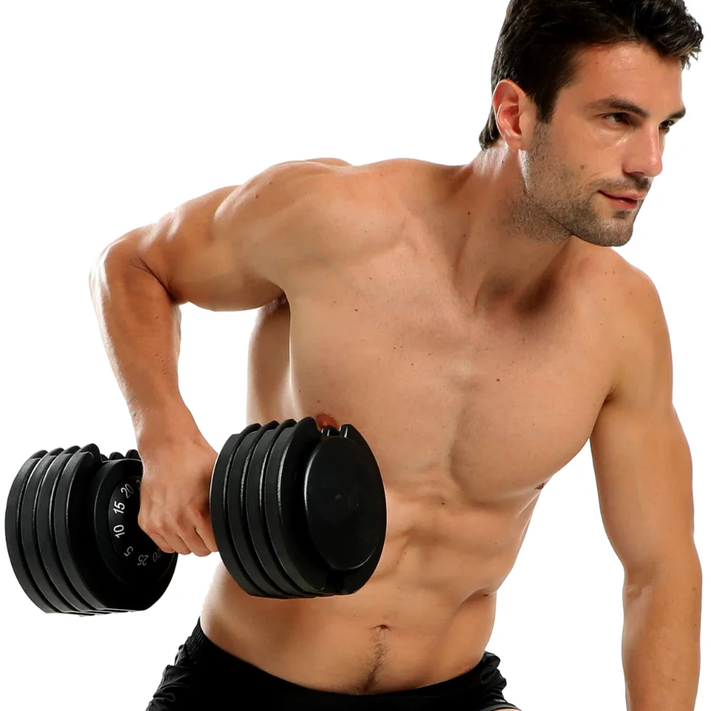 

PRCTZ, 5-25lb/11-55 Lbs Adjustable Dumbbell, Single , Available In 25lb & 55lb