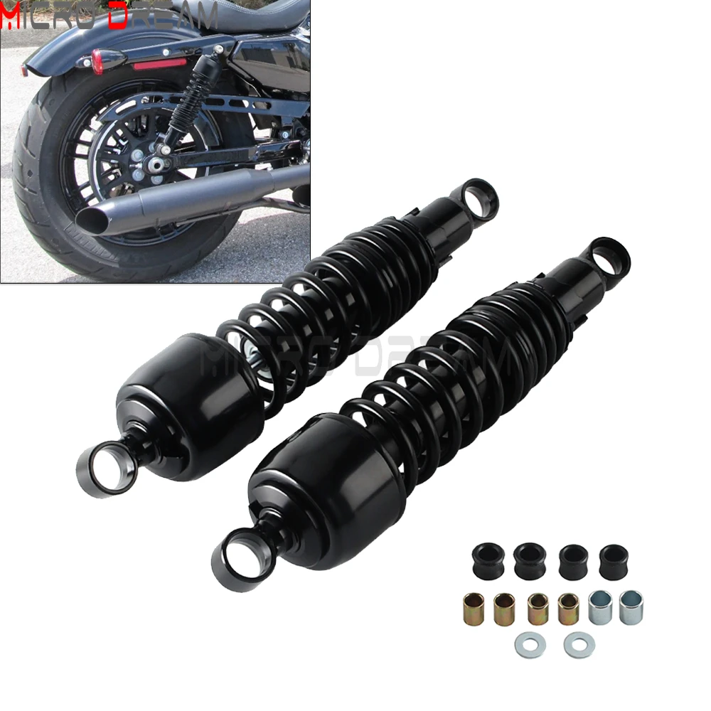 For Harley Touring Sportster 883 1200 325mm Motorcycle Rear Shocks Absorber Suspension Slammer Lowering Shocks 12.8