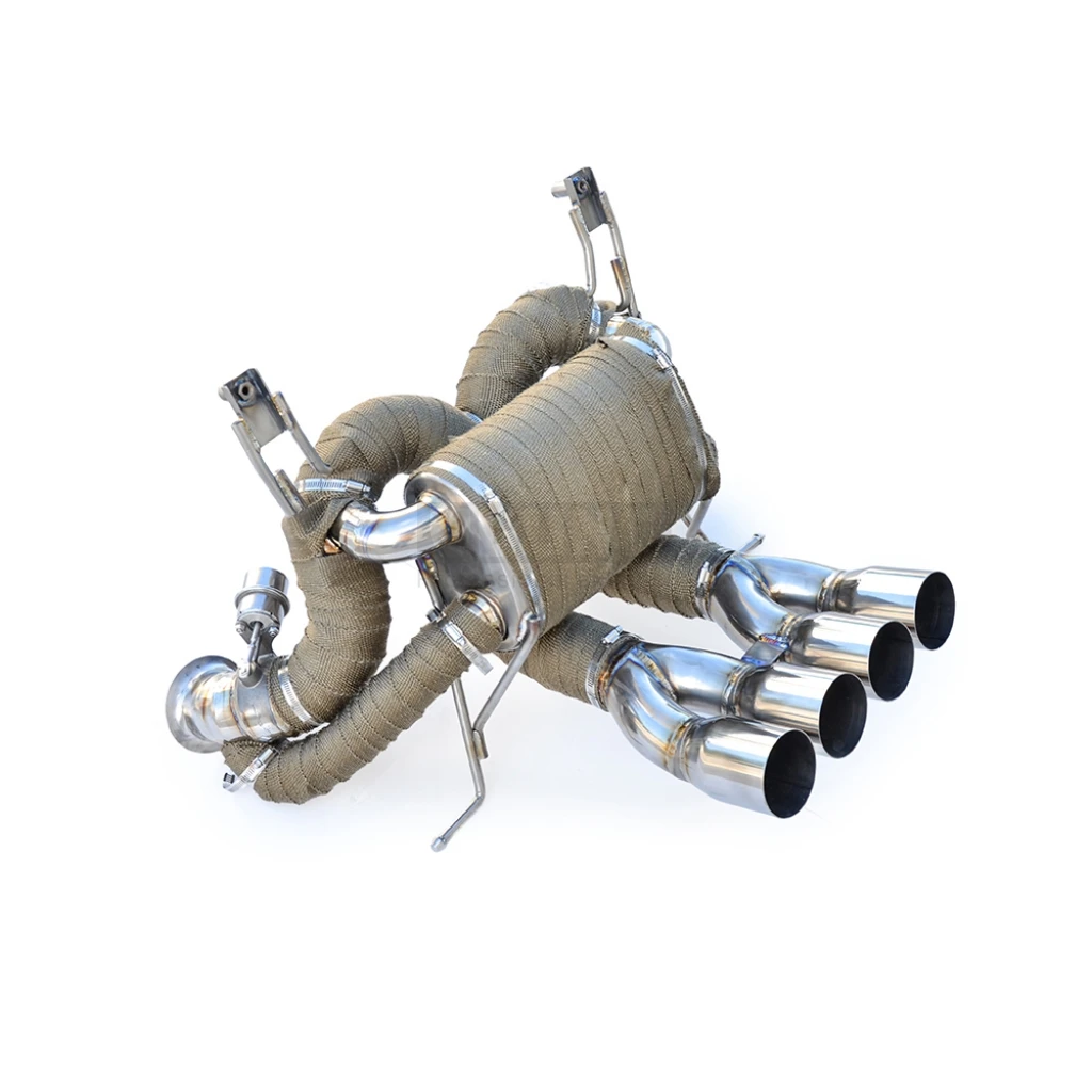 

Для Lamborghini Aventador LP700-4 LP750-4 2011-2022: Высокопроизводительный титановый выхлопной клапан с комплектом для улучшения теплоизоляции, автомобильный.