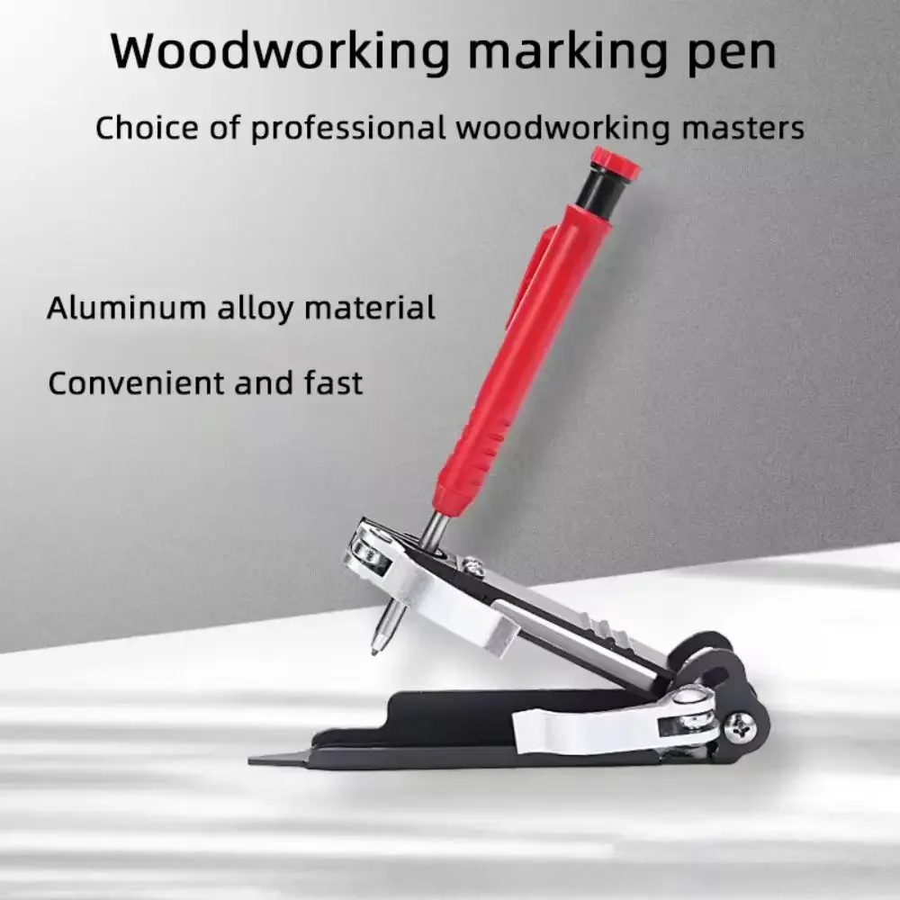 

Aluminium Alloy Scribing Ruler Adjustable Anti-Deformation Woodworking Compass Deep Holes Multifunctional Contour Gauge