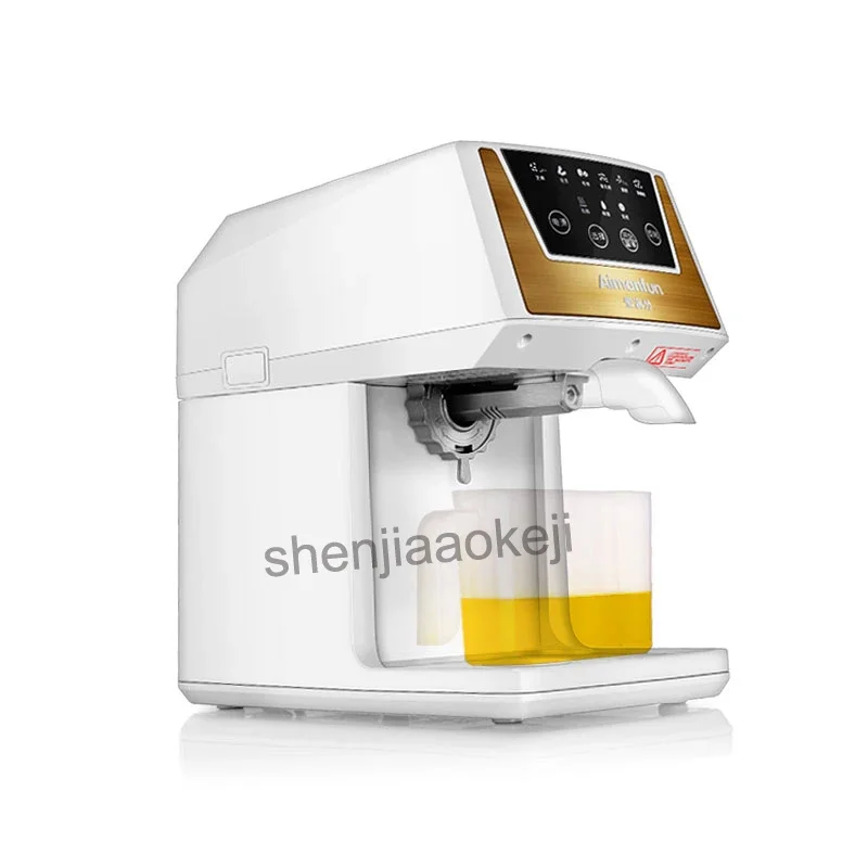 مكابس الزيت الجديدة آلة ضغط الزيت الكهربائية الفولاذ المقاوم للصدأ المنزلية النازع معدل الضغط العالي كتم آلة صنع الزيت الساخن