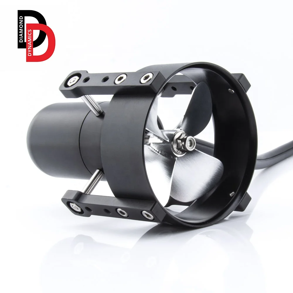 4.8kg High Thrust Stern Boat Thruster Unterwasser  Electric Outboard Underwater Electric Motor with Propeller