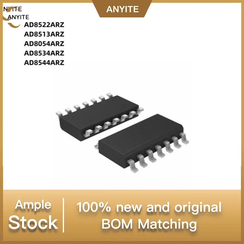10Pcs/Lot NewAD8522ARZ AD8522A AD8522  AD8513ARZ  AD8513 AD8054ARZ AD8054AR AD8054  AD8534ARZ  AD8534  AD8544ARZ AD8544A SOP-14