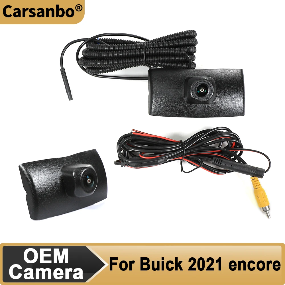

Carsanbo For Buick 2021 Encore Front View Camera AHD 1080P 150° Lens Vehicle Night Vision Fisheye Waterproof Parking Monitoring