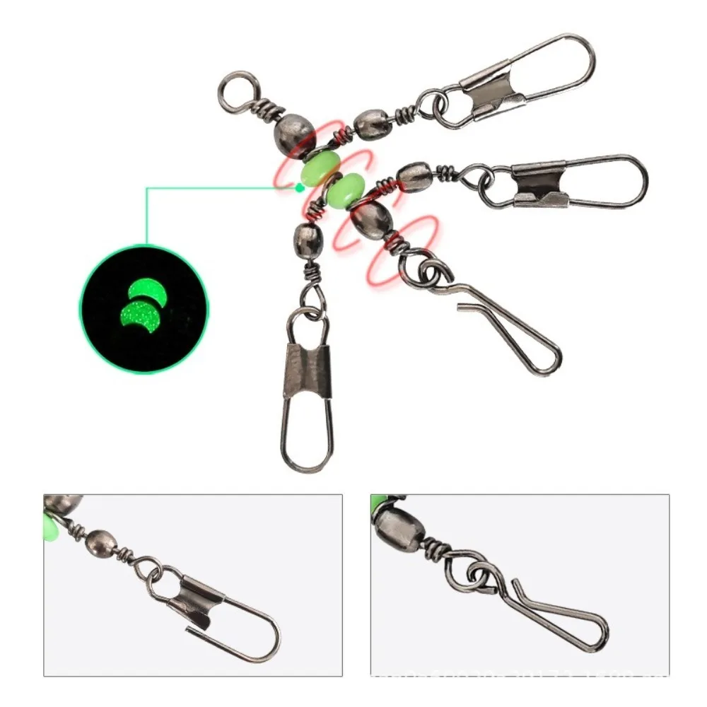 

8# 10# Luyamu Shrimp Fishing Group Luminous Suspension Squid Jig Lure Swivels Anti Bottom Automatic Flipping