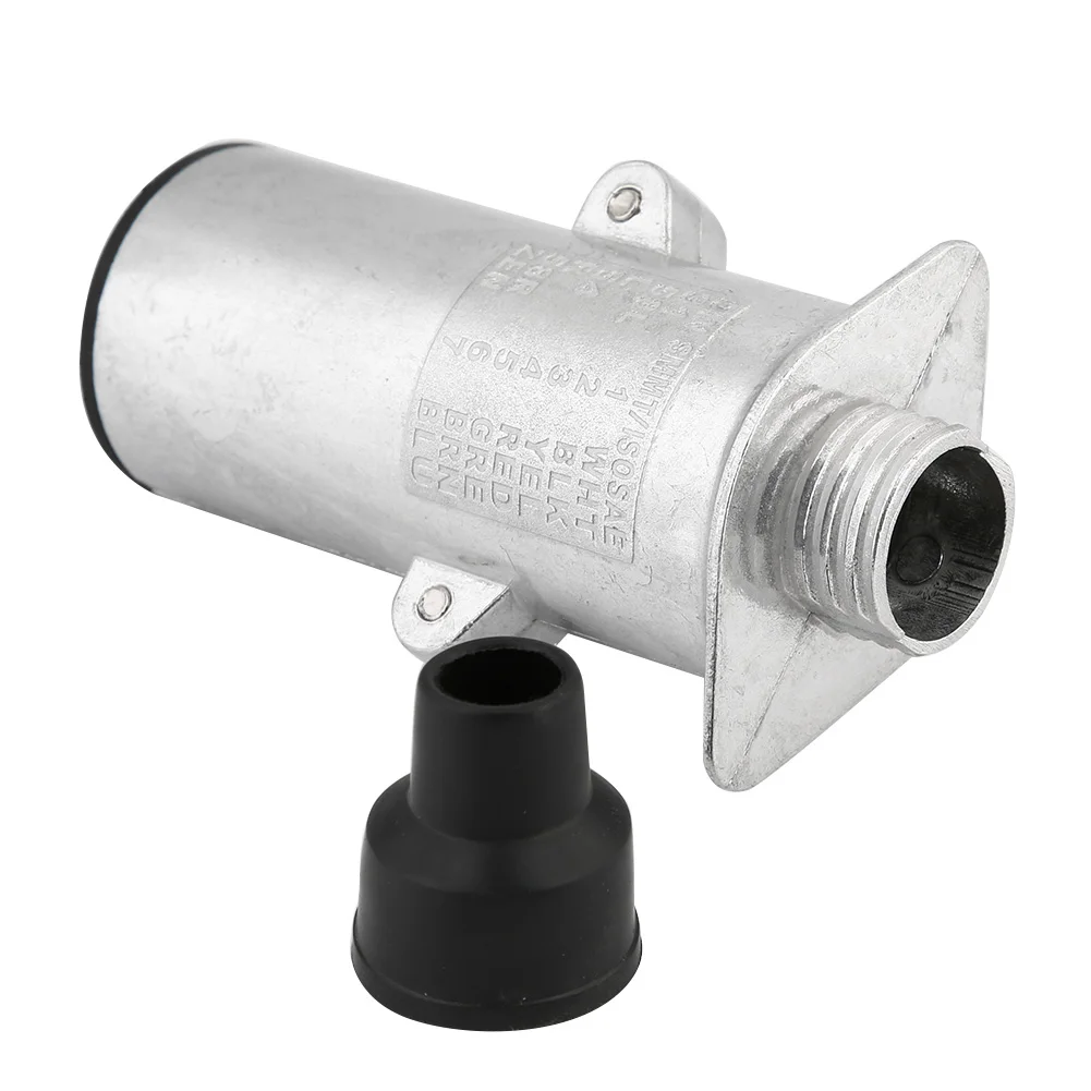 Plug N Typ 7 Pin Trailer Plug Plug-and-Play Trailer Plug Adapter 24V Plastic for Indicators Brake Lights Side Lights Fog Lamp