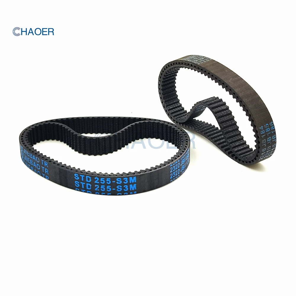 S3M Arc Tooth Timing Belt Length 351‑390mm Width 6‑20mm Rubber Synchronous Belt For CNC 3D Printer Machinery Robotics Engraving