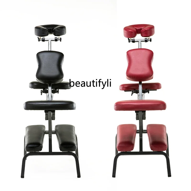 Tattoo Chair Health Care Folding Massage Chair Portable Massage Scraping Chair Facial Bed