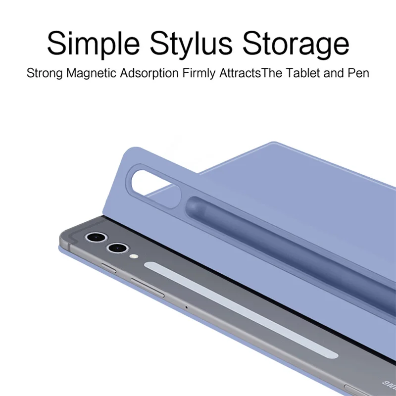حافظة لهاتف سامسونج جالاكسي تاب S11 S10 Lite S9 S8 S7 FE Plus 12.4 11 حافظة مغناطيسية لـ Tab S10 S9 S8 Ultra 14.6 بوصة غطاء حامل القلم الرصاص