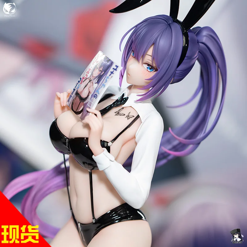 

Biya Yuna Action Figure Bunny Girl Model Standing Pose Purple Pigtails Rabbit Nest Collectible Toy For Hobbies