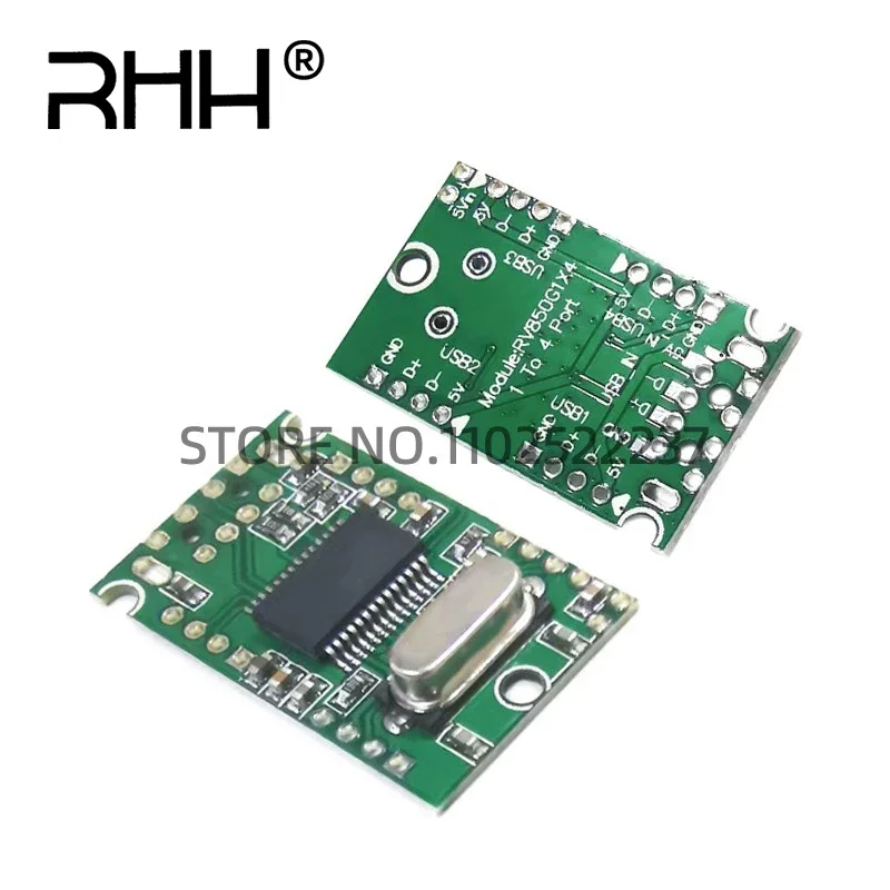 Industrial-grade USB2.0 expansion module HUB hub 1 minute 4 1 drag 4 interface adapter development board free drive