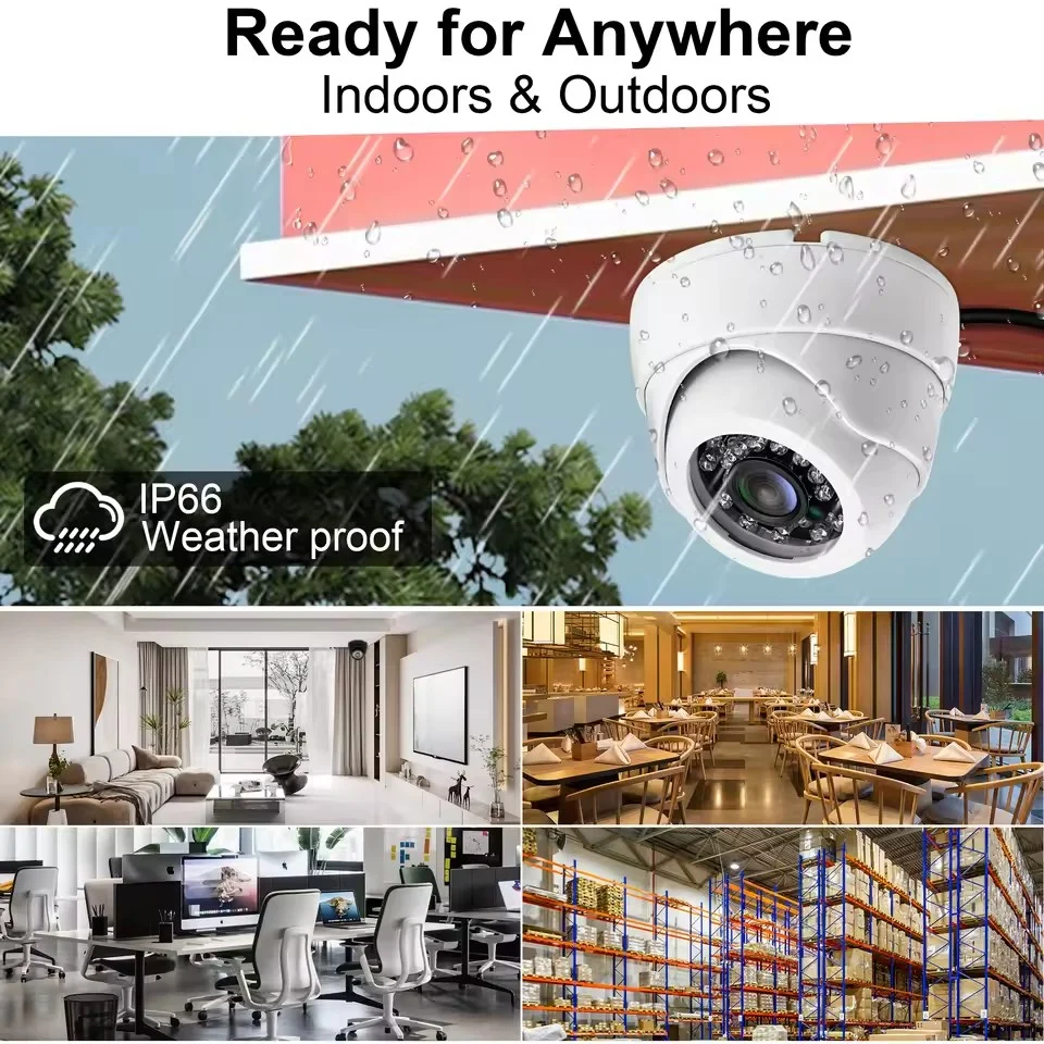 ELP High Speed 30fps 1MP Dome Camera IR CUT Infrared Night Vision 24PCS IR LED Security CCTV Camera Outdoor Waterproof Webcam