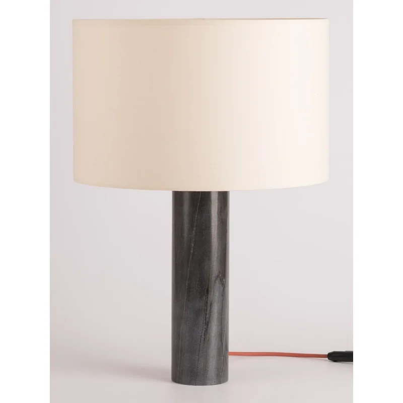 

SH STONE Modern Indoor Home Decorative Natural Stone Creative Desk Marble Decoration Table Lamp Light Nordic Bedside