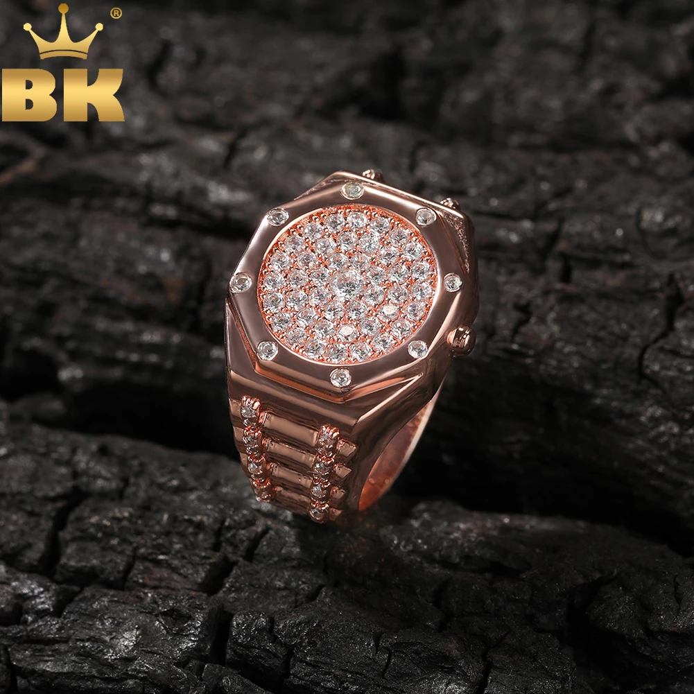 King'S Jewelry Watches - THE BLING KING Geometric Octagon Finger