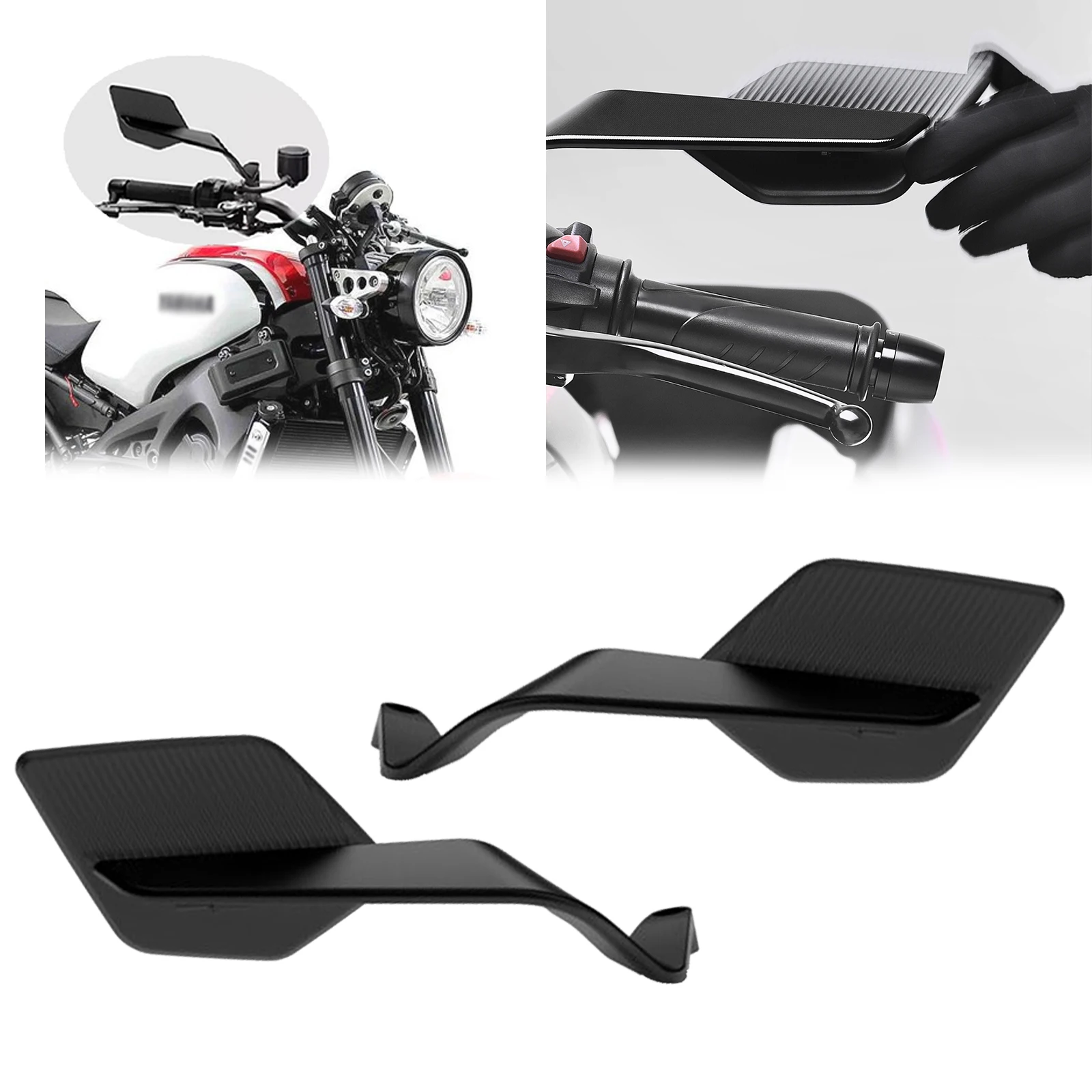 

Для XSR 900 2022-2025 новое зеркало заднего вида, уличное регулируемое зеркало Invisiblemirror с фиксированным крылом, вращающееся боковое зеркало XSR900