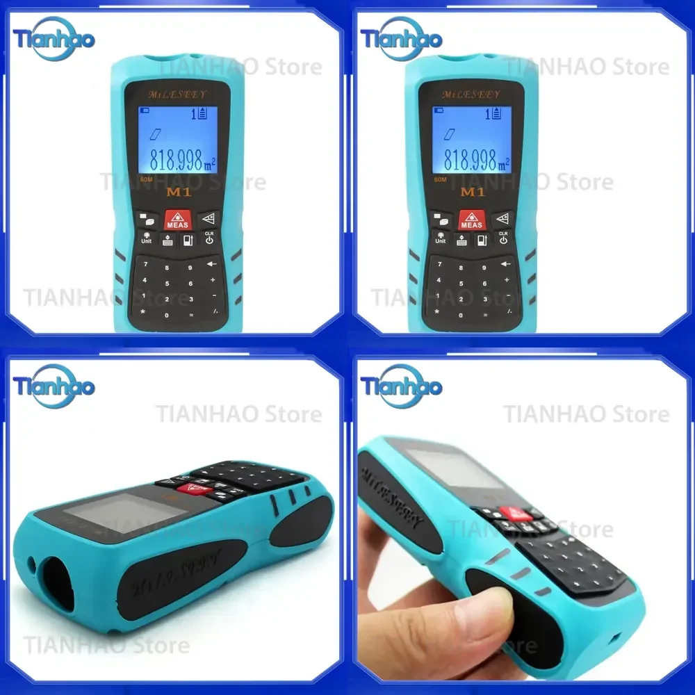 High Quality Portable Laser Rangefinder for 40M 60M Auto Technology with Rechargeable Battery and Backlight Laser Distance