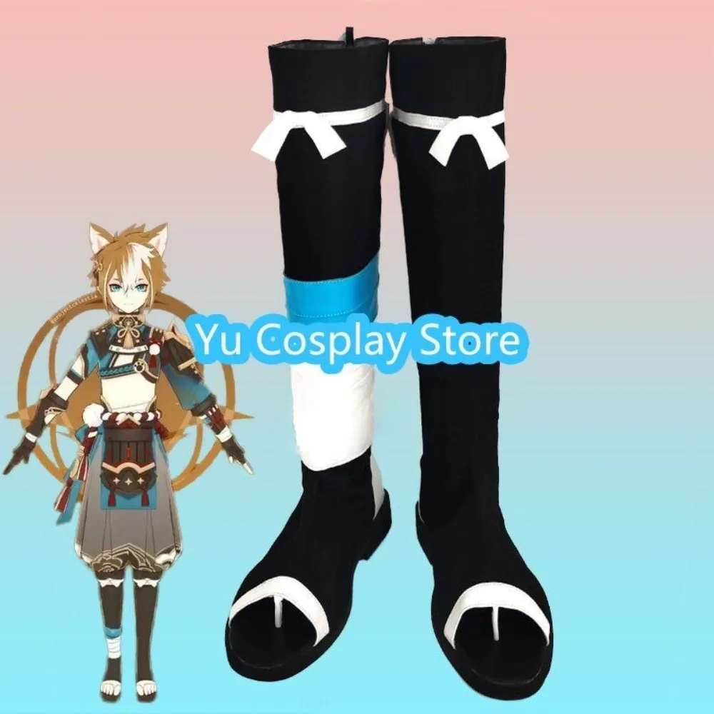 

Обувь для косплея Genshin Impact, индивидуальный пошив, обувь для косплея по аниме-играм, реквизит для Хэллоуина и карнавальных вечеринок