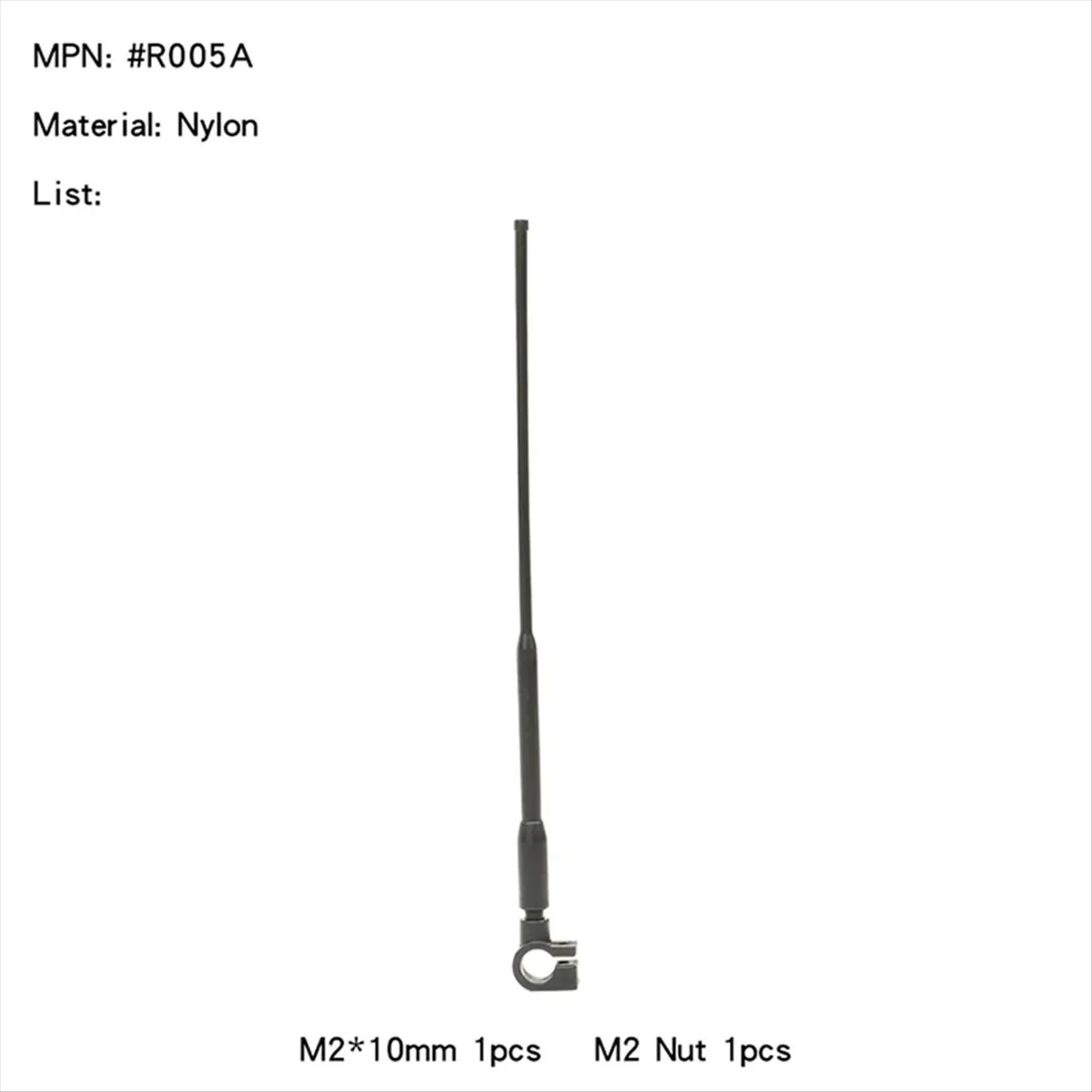 L79A 1Pcs Simulated Antenna Decorative Signal Line for 1/10 1/8 RC Car TRX4 SCX10 II 90046 Style A
