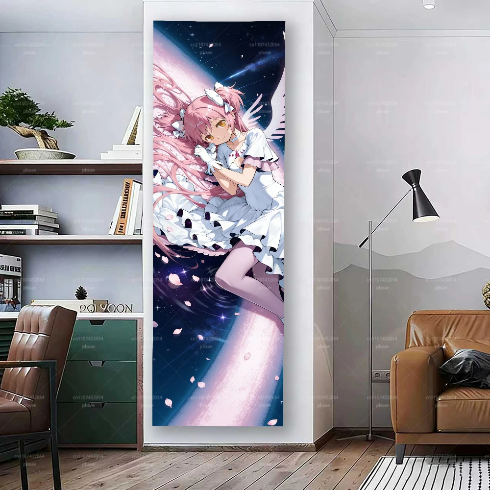 Puella Magi Madoka Magica Ultimate Madoka Long Tapestry Anime Wall Hanging for Room Decor