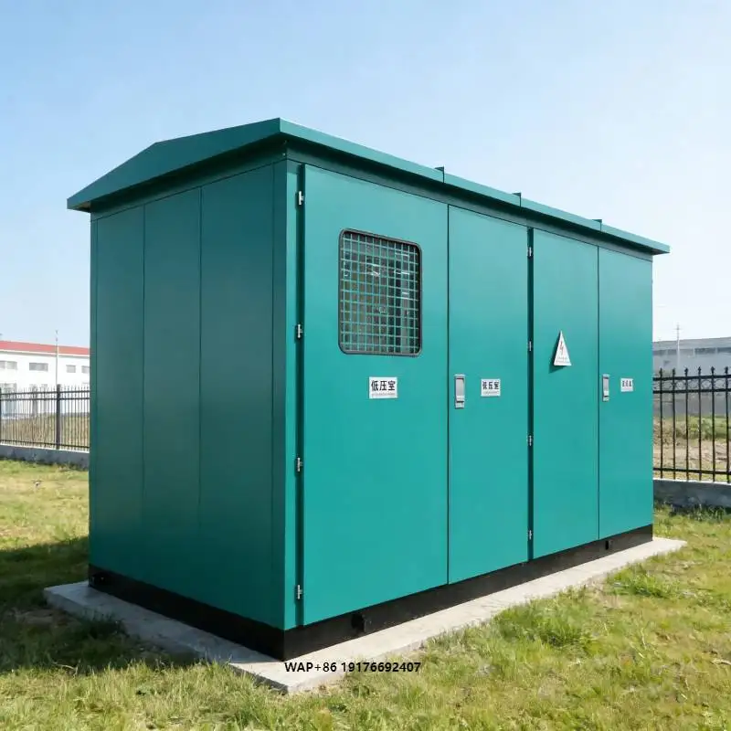 High Voltage ISO Certified Metal Container Substation Package Compact Power Distribution Equipment