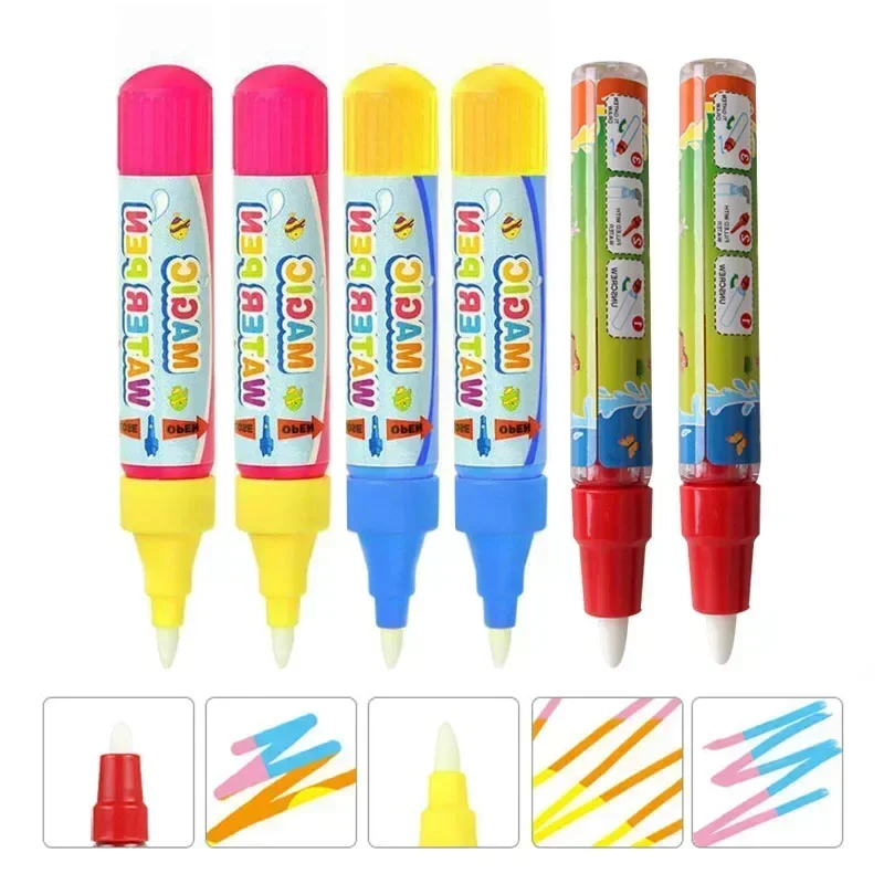 Magical Water Toy Pen Kid Painting Drawing Pen Water Writing Mat Pen Doodle Pens Replacement Tool Education Drawing Toy for Kids