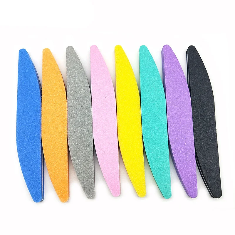 

10pcs/lot Mix Nail File Buffer Sponge 100/180 Grit Nail Polishing Block Colorful Portable Files lima Nail Polisher Manicure Tool