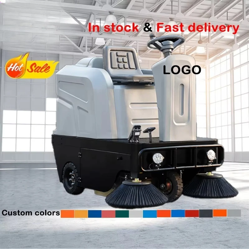 Commercial Exquisite Craftsmanship New Designed Automatic Industrial Ride on Electrical Street Road Floor Sweeper Machine