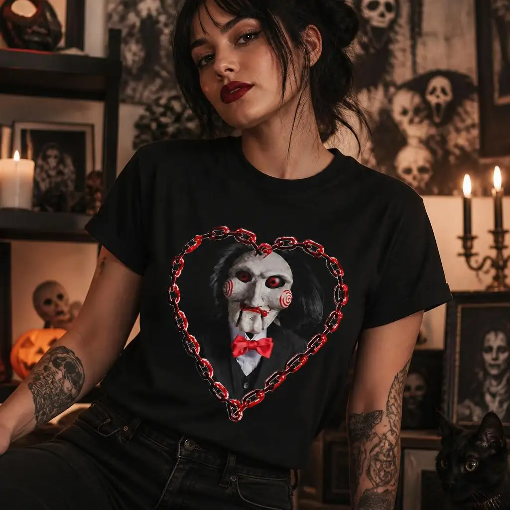 Billy the Puppet Saw Men T Shirt 100% Cotton Clothing Fun Short Sleeve Tee Gift T-Shirts