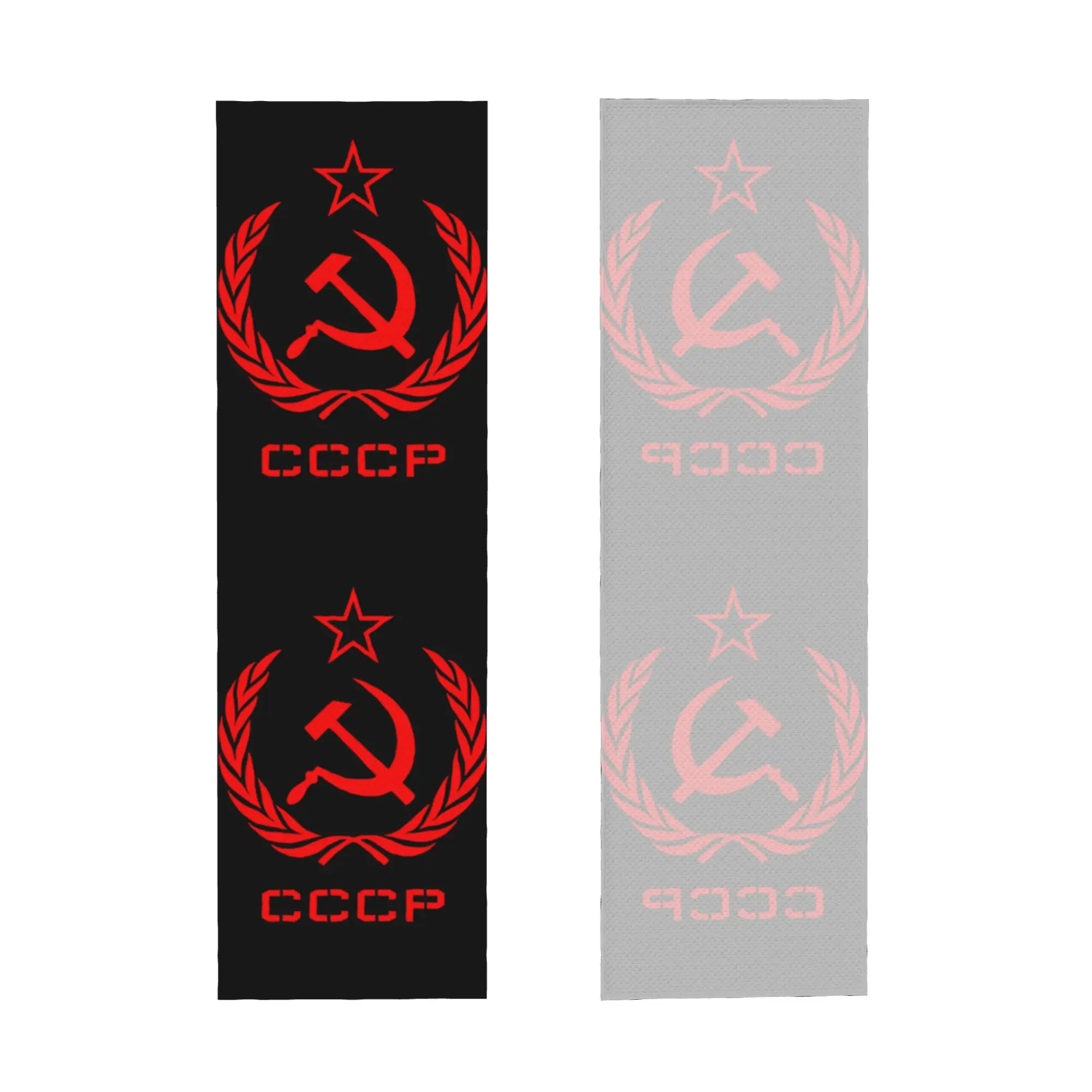 Russia Flag USSR Soviet Union Hammer Sickle CCCP Cold Exercise Towel Face Towel Quick Dry  Bath Breathable Cold Towel