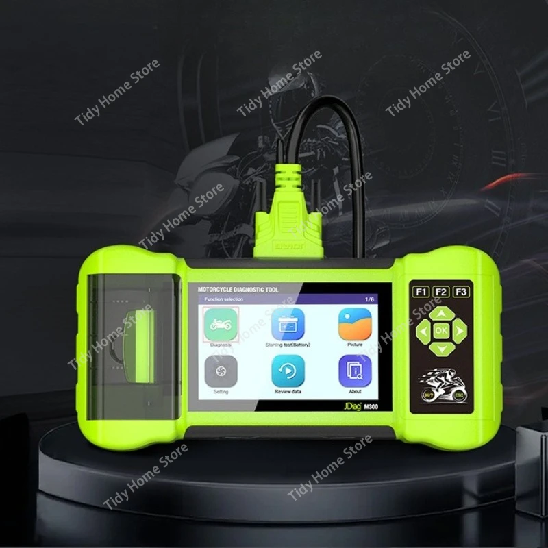 Motorcycle Tester M300 CO Idle Speed Adjustment, Real-Time Data Stream Reading, Battery Analysis